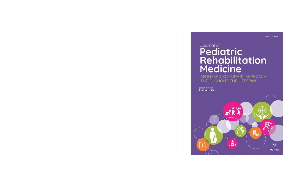 An image of the journal of pediatric rehabilitation medicine